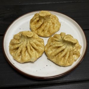 Жареные хинкали с сыром