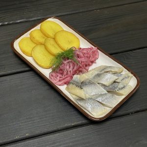 Сельдь с картофелем