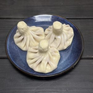 Хинкали с вишней и сыром