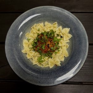 Чахохбили с фарфалле