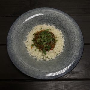 Чашушули с рисом