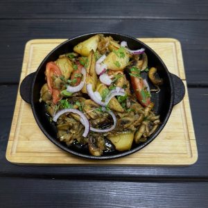 Оджахури с грибами